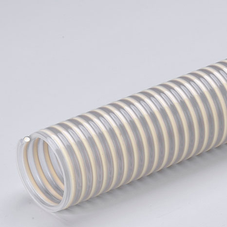 Tubo spiralato in PVC trasparente