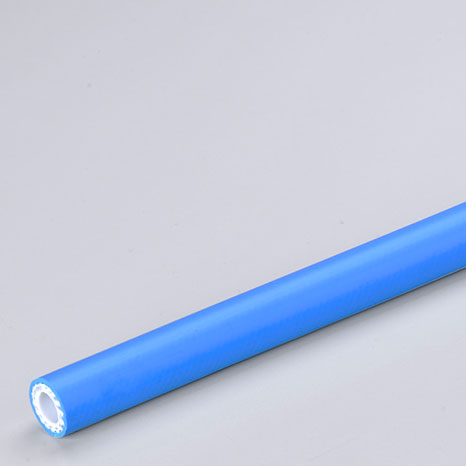 Tubo azzurro con interno bianco