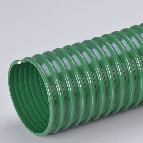 Tubo flessibile spiralato di colore verde
