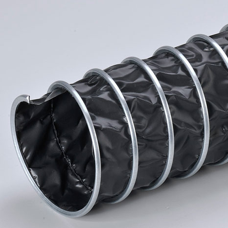 Tubo flessibile in tessuto spalmato con spirale in acciaio galvanizzato