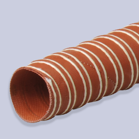 Tubo flessibile in tessuto spalmato di silicone