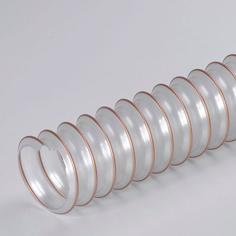 Tubo flessibile in TPU con spirale di rinforzo in acciaio