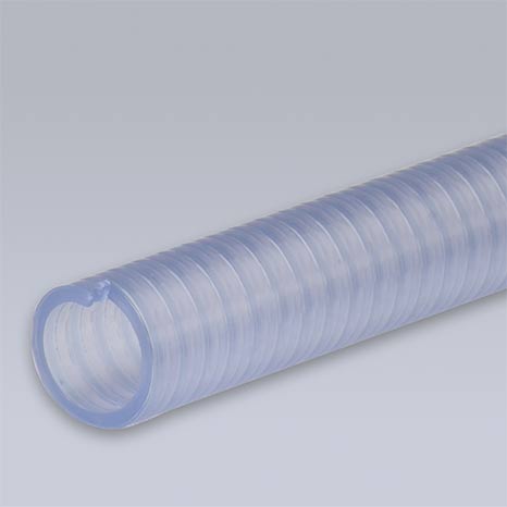 Tubo flessibile spiralato trasparente